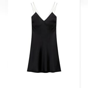Zara | Chain Strap Satin Effect Dress
